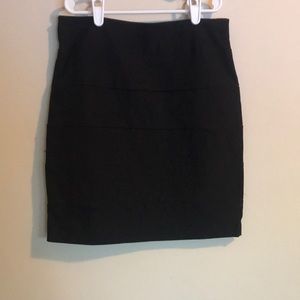 Black pencil skirt